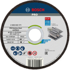 Круг отрезной Bosch Professional Stand по металу, 125х1.0х22.2мм, 10шт (2.608.603.255)