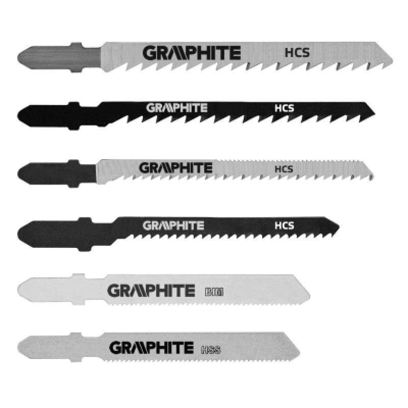 Полотно Graphite для електролобзика, хвостовик T, 6шт (57H754)