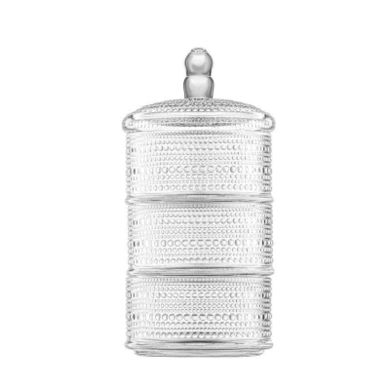 Сахарница Ardesto Verbena, 12,5 х 25,5 см, скло, прозорий (AR5021)
