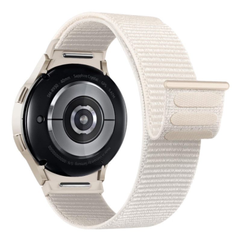 Ремешок для смарт-часов Armorstandart Nylon Band для Samsung Galaxy Watch 7 / FE / 6 / 6 Classic / 5 / 5 Pro / 4 / 4 Classic Starlight (ARM86846)
