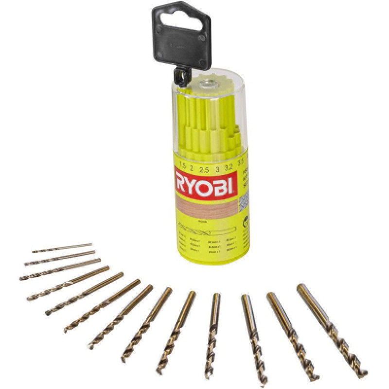 Набор сверл Ryobi по металлу RAK13HSS 13шт (5132004523)