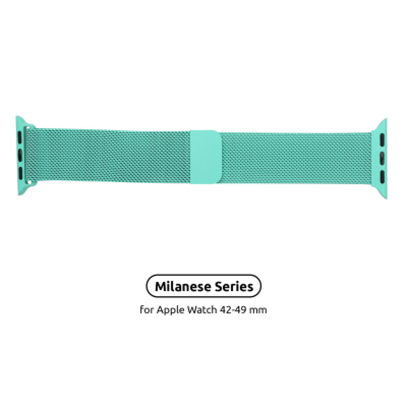 Ремешок для смарт-часов Armorstandart Milanese Loop для Apple Watch 49/46/45/44/42 (Series 1-3) Mint Green (ARM55260)