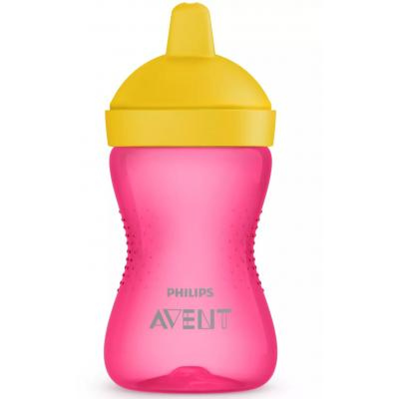Поильник-непроливайка Philips AVENT с твердым носиком Розовая 300 мл (SCF804/04)