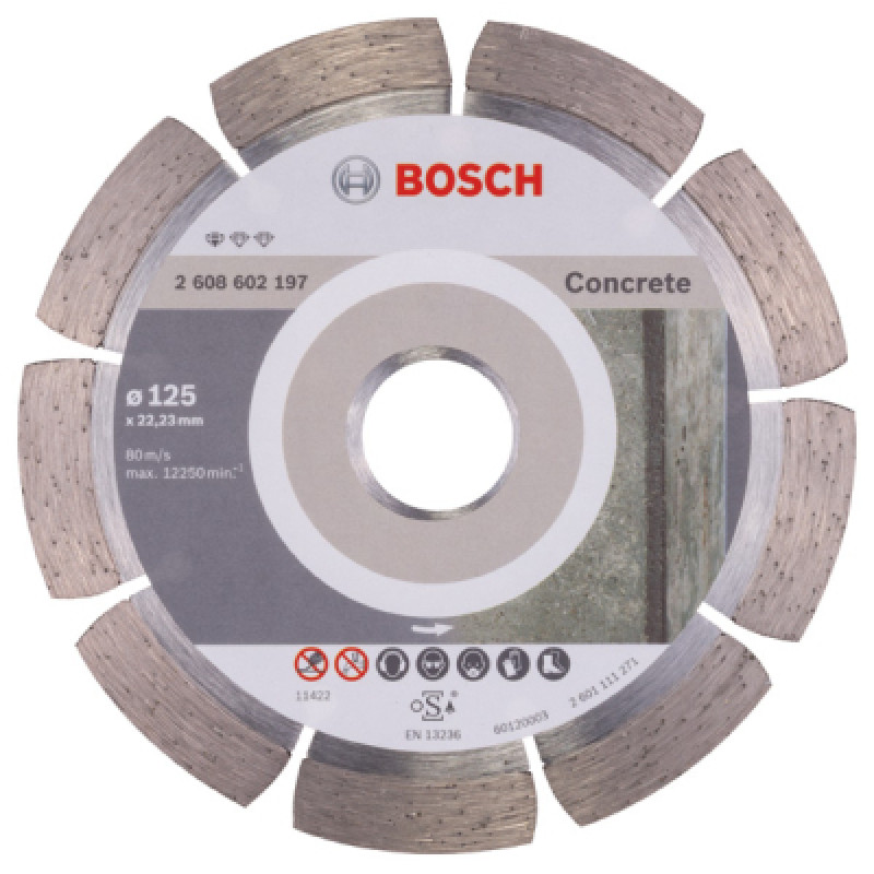 Диск Bosch Standard for Concrete 125-22.23, по бетону (2.608.602.197)