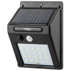 Прожектор Neo Tools 250 люмен, 1200 мАг, 3.7 Li-Ion, SMD LED, датчик руху та сутінків, IP44 (99-055)