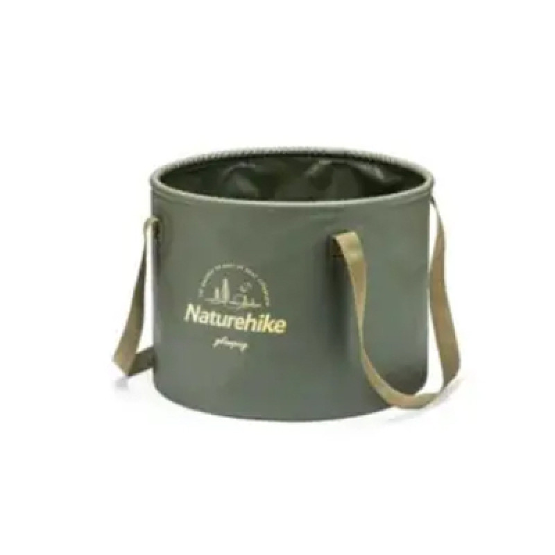 Ведро складное Naturehike ПВХ NH20SJ040 10 л зелене (6927595764626)