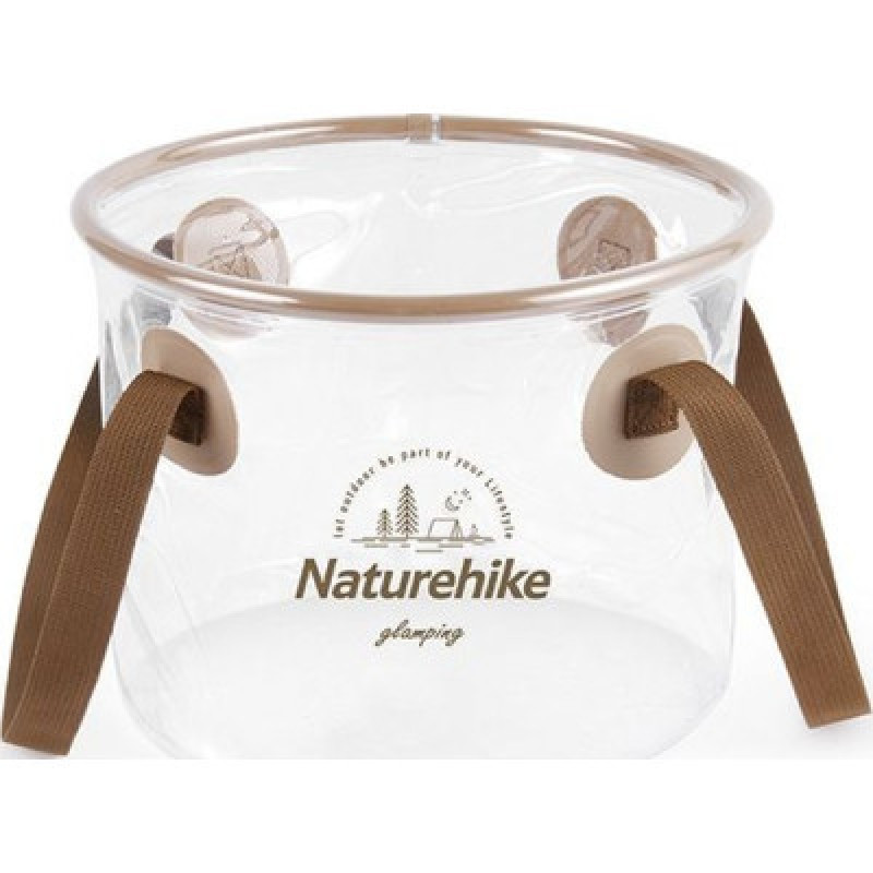 Ведро складное Naturehike ПВХ NH20SJ040 20л прозорий (6975641886747)
