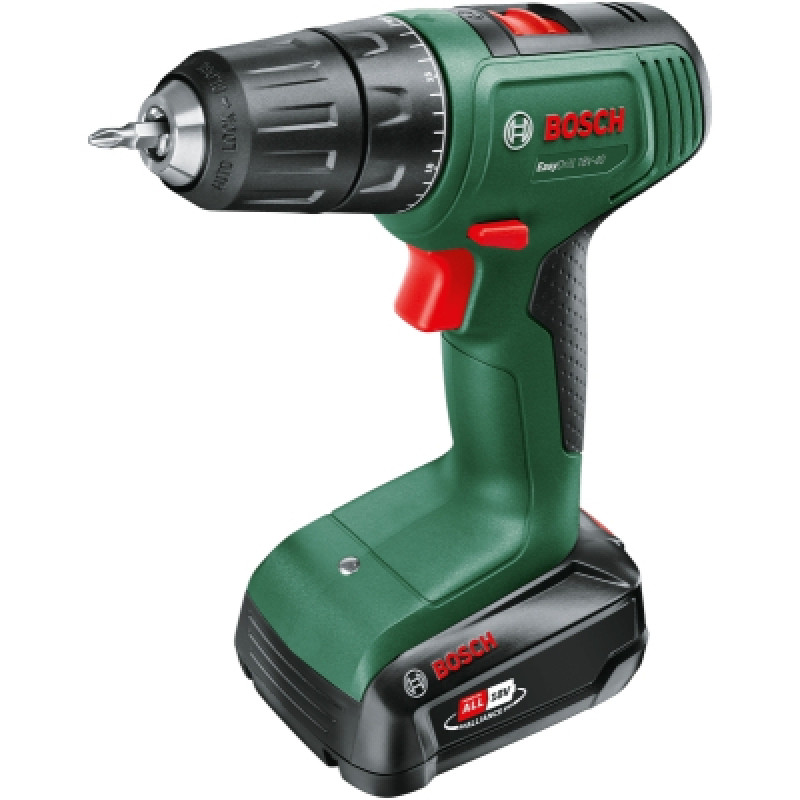 Шуруповерт Bosch EasyImpact 18V-38, 18V, 2Ah, 20-38Нм, 0-430-0-1630об/мин, кейс (0.603.9D8.003)