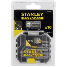Набор бит Stanley FatMax, Pozidriv, Pz1, Pz2, Pz3, L= 50 мм, 10 шт, кейс (STA88565)