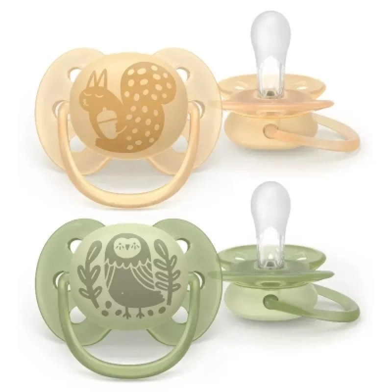 Пустышка Philips AVENT Ultra Soft 6-18 місяців 2 шт (SCF091/46)