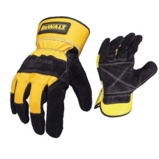 Защитные перчатки DeWALT разм. L/9, с кожаной ладонью и пальцами (DPG41L)