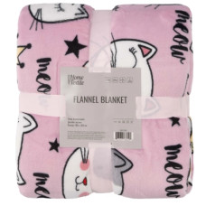 Плед Ardesto Flannel 100% полиэстер, котики 160х200 см (ART0132PB)