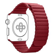 Ремешок для смарт-часов Armorstandart Leather Loop для Apple Watch 49/46/45/44/42 (Series 1-3) Red (ARM45824)