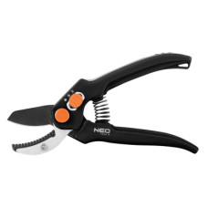 Секатор Neo Tools контактний, d різу 15мм, 185мм, 169г (15-201)