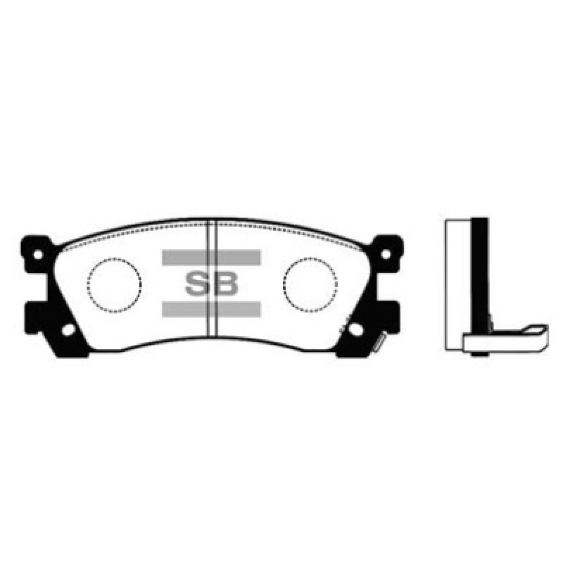 Тормозные колодки HI-Q SP1060-R
