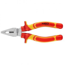 Плоскогубцы Neo Tools комбіновані 160 мм, 1000 В, CrV, поліровані (01-220)