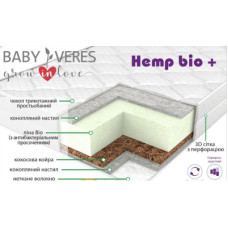 Матрац Верес Hemp Bio+ Aloe vera 200 х 80 х 18 см (52.333.10)
