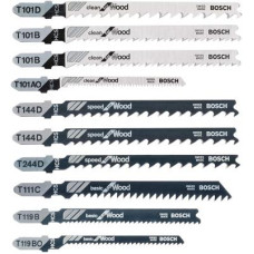 Полотно Bosch набор для элетролобзиков Wood and Metal, 10 шт. (2.607.011.170)