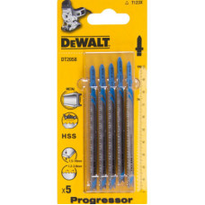 Полотно DeWALT пильное для металла, L=100, WL=74, 1.2-2.6 мм, глубина реза - 10 мм, 5 шт (DT2058)