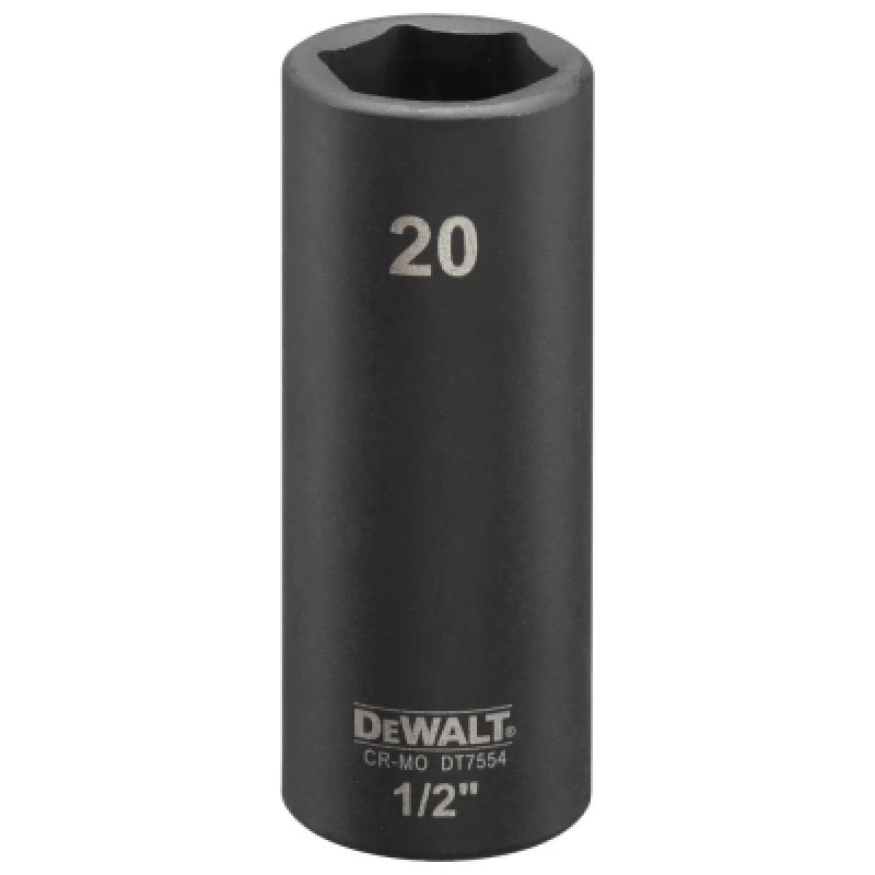 Головка торцевая DeWALT IMPACT ударная длинная, 1/2 х 20 мм (DT7554)