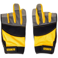 Защитные перчатки DeWALT частично открытые, разм. L/9, с накладками на ладони (DPG214L)