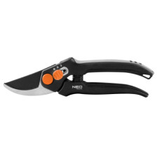 Секатор Neo Tools плоскостной, d реза 15мм, 185мм, 164г (15-200)