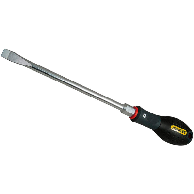 Отвертка Stanley FatMax, шлиц SL10х200 мм, шестигранник под ключ и расширяющееся жало (FMHT0-62621)