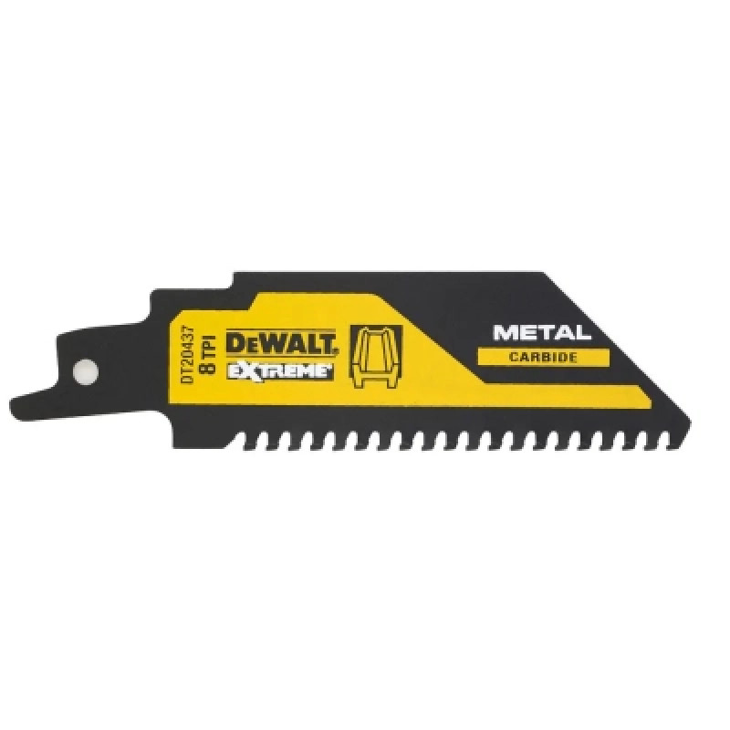 Полотно DeWALT для сабельных пил, EXTREME CARBIDE , 102 мм., 8 TPI (DT20437)