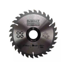 Диск пильний DeWALT СONSTRUCTION , 160 х 30 мм, 30 z, АТВ, 10 градусів (DT1937)