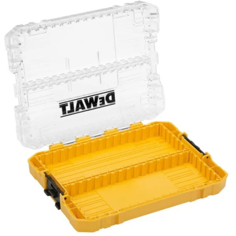 Ящик для инструментов DeWALT для бит системы TSTAK Tough Case М с футляром-2 шт, кассетами для бит 6 шт. (DT70803)