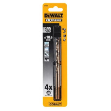 Сверло DeWALT по металлу EXTREME INDUSTRIAL COBALT HSS-CO, 10.5 х 133 х 84 мм (DT4965)