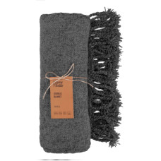 Плед Ardesto Chenille 140х190см, 100% полиэстер, серый темный (ART0203CH)