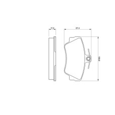Тормозные колодки Bosch 0 986 460 989