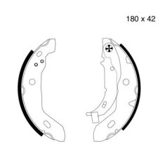 Тормозные колодки Bosch 0 986 487 852