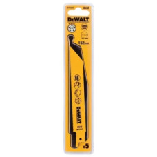 Полотно DeWALT для шабельних пилок, універсальне, 152 мм, 10-14 TPI, 5 шт (DT2348)