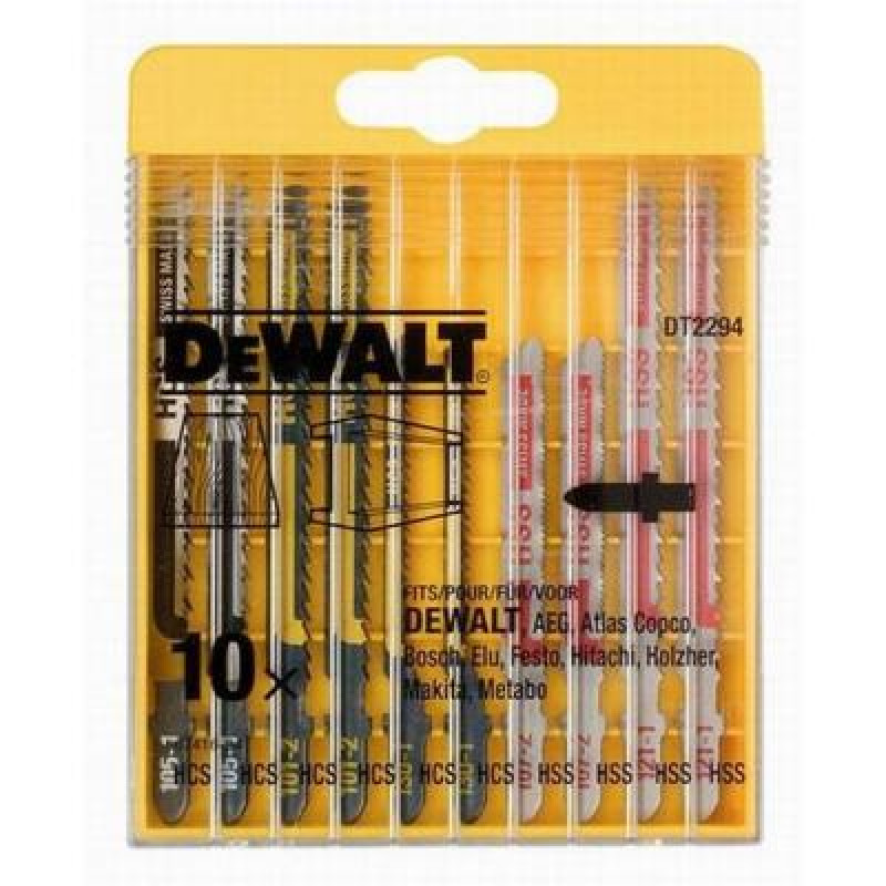 Полотно DeWALT DT2294, по металлу, дереву, 10шт. (DT2294)