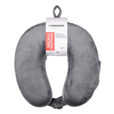 Туристическая подушка Wenger Memory Foam Travel Neck Pillow, сірий (611884)