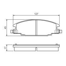 Тормозные колодки Bosch 0 986 460 960