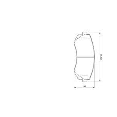 Тормозные колодки Bosch 0 986 424 489