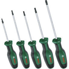 Набор отверток Bosch Torx 5шт, T10, 15, 20, 25, 30. (1.600.A02.BX6)