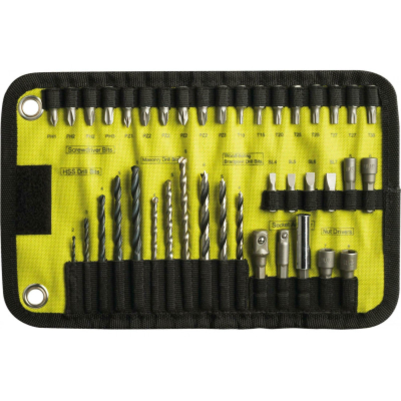 Набор сверл и бит Ryobi RAK40RM 40шт, чехол (5132002264)