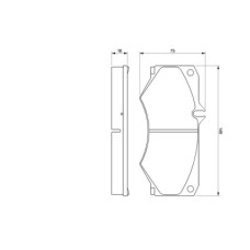 Тормозные колодки Bosch 0 986 467 841