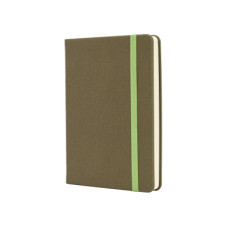 Книга записна Optima А6 MAGIC, тверда обкладинка, гумка, білий блок лінія, фісташковий (O20388-67)