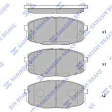Тормозные колодки HI-Q SP1162