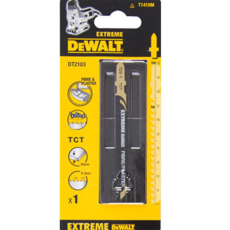 Полотно DeWALT EXTREME L=100,WL=69, 4.3 мм, макс.глубина реза - 20 мм (DT2103)