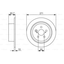 Тормозной диск Bosch 0 986 479 613
