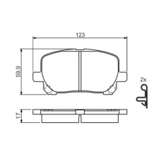 Тормозные колодки Bosch 0 986 424 761