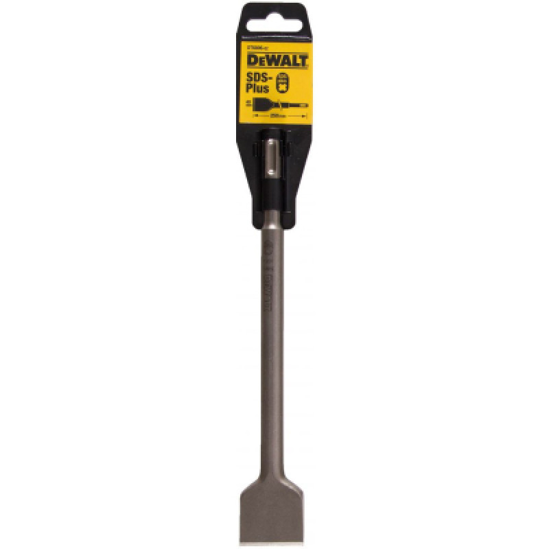 Зубило для перфоратора DeWALT SDS-Plus, лопаточное, изогнутое, 40х250мм (DT6806)