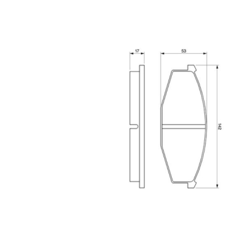 Тормозные колодки Bosch 0 986 468 630