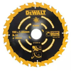 Диск пильний DeWALT EXTREME, 190 х 30 мм, 24 z, ATB, 18 град, швидкий різ (DT10304)